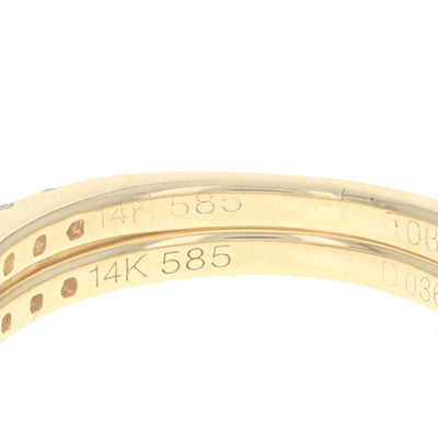 1.10ct Sapphire & Diamond Engagement Ring & Wedding Band Yellow Gold
