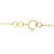 Diamond Cut Bead Chain Necklace Yellow Gold