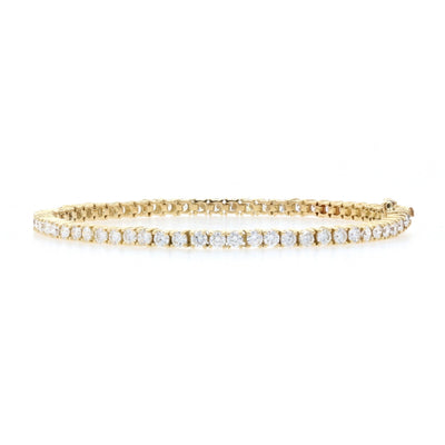 4.48ctw Diamond Bracelet Yellow Gold