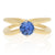 Tiffany & Co. .86ct Sapphire Ring Yellow Gold & Platinum