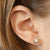 1.40ctw Diamond Earrings White Gold