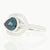 Sapphire & Diamond Love Knot Ring  2.83ctw