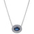 .48ct Sapphire & Diamond Necklace White Gold