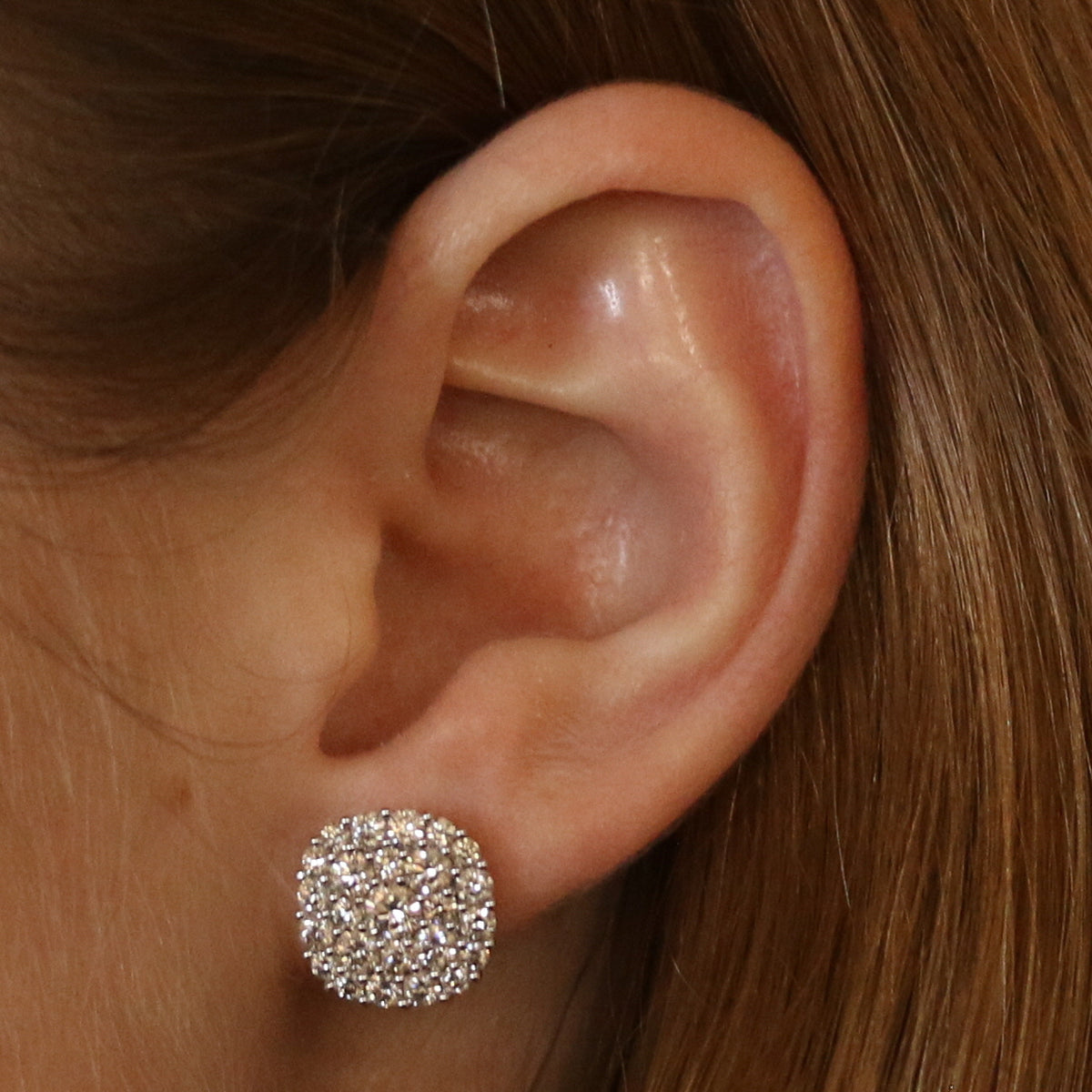 2.00ctw Diamond Earrings White Gold