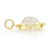 6.10ct Moonstone Pendant Yellow Gold