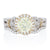 Diamond Halo Engagement Ring & Wedding Band 1.89ctw