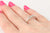 Infinity Knot Diamond Ring  .14ctw
