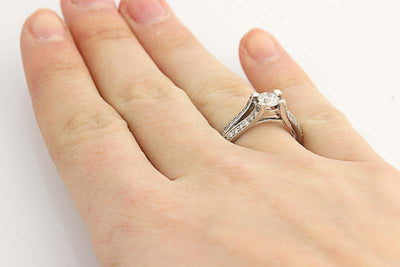 Diamond Engagement Ring  .91ctw