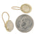 Oval Cabochon Moonstone Earrings