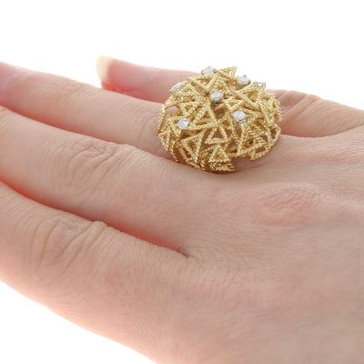 .35ctw Diamond Ring Yellow Gold