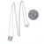 .88ctw Diamond and Diamond Pendant Necklace White Gold