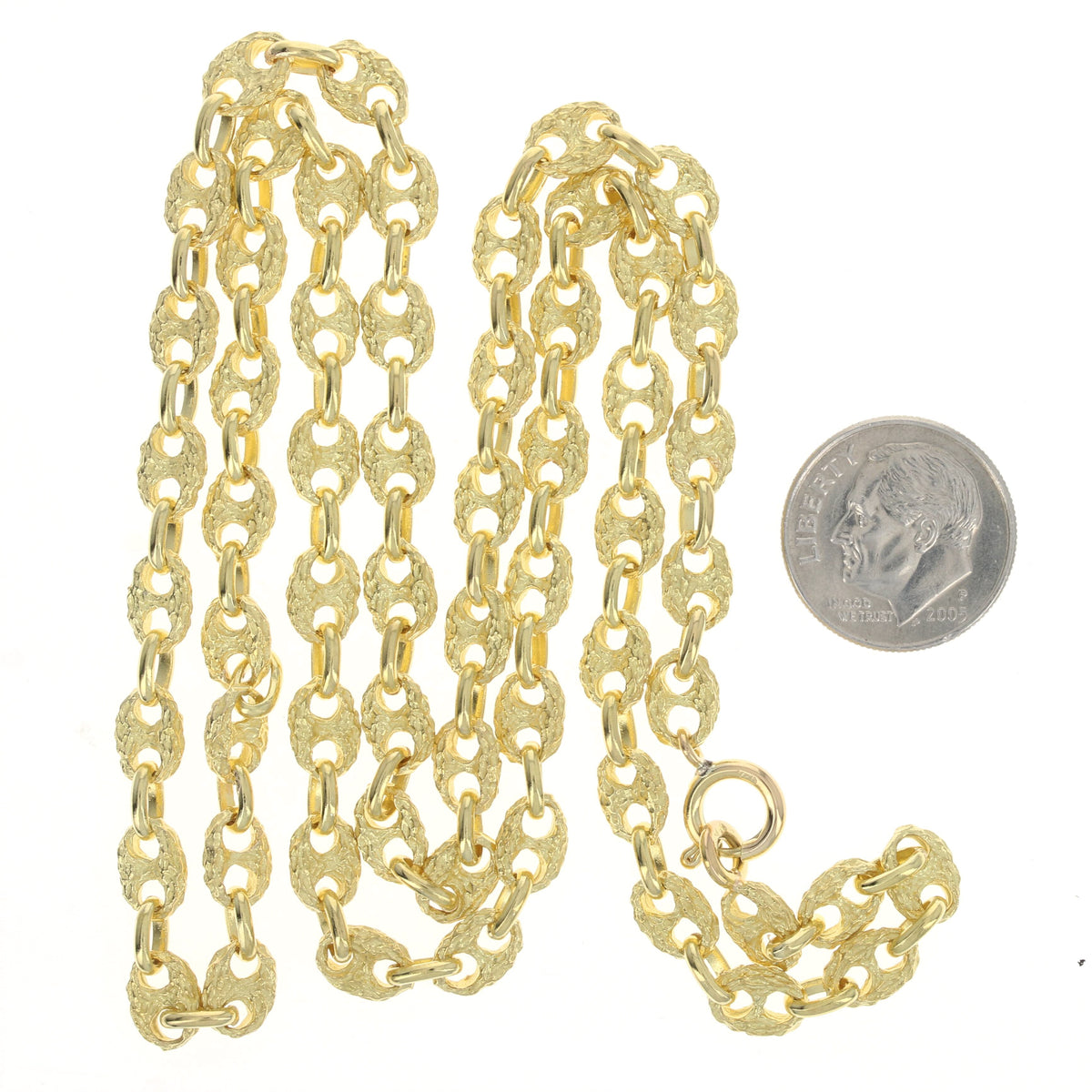 Gucci Link Chain Necklace Yellow Gold