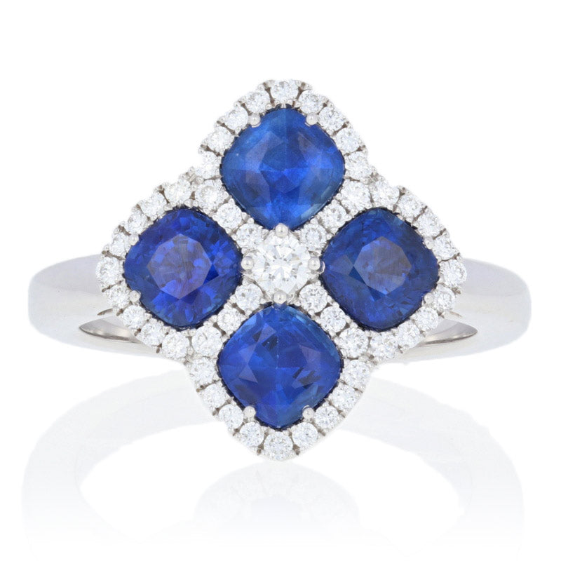 Sapphire & Diamond Ring 2.53ctw