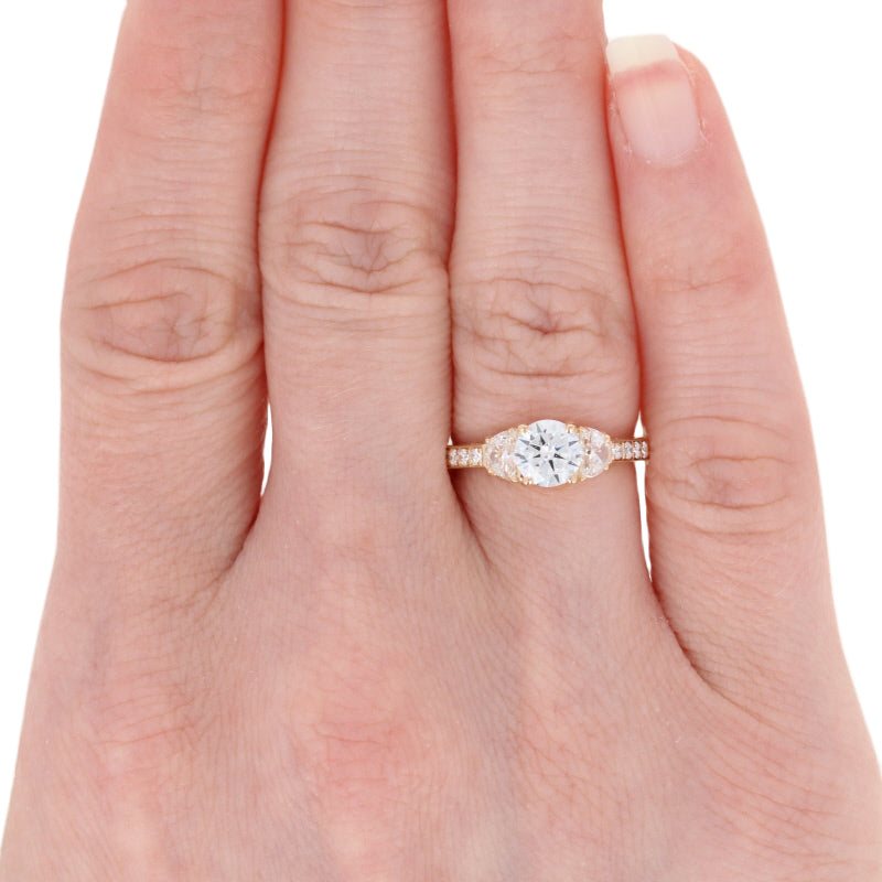 Semi-Mount Engagement Ring Yellow Gold