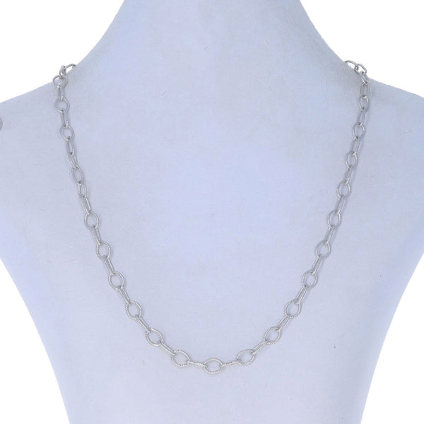 Jorge Revilla Fancy Link Chain Necklace Sterling Silver - State St ...