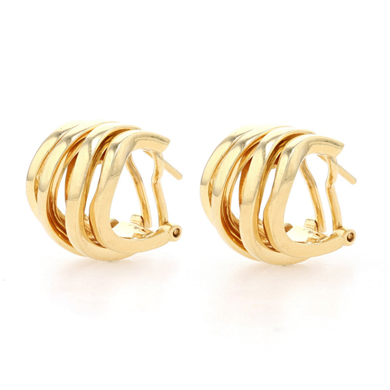 Oversize hoops earrings with Gold Coins - Pure Greek Shop