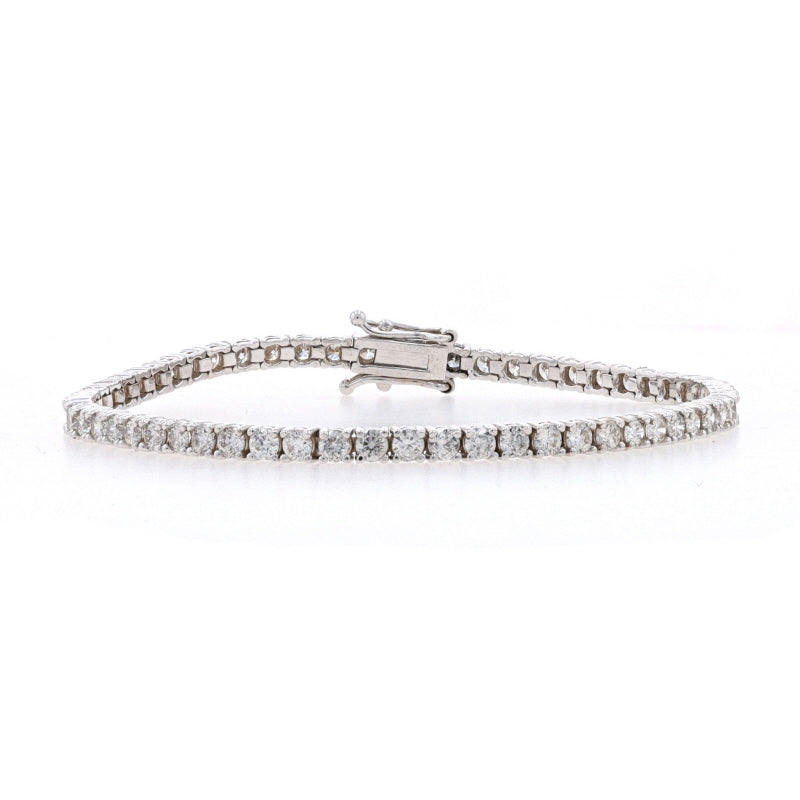 4.29ctw Diamond Bracelet White Gold