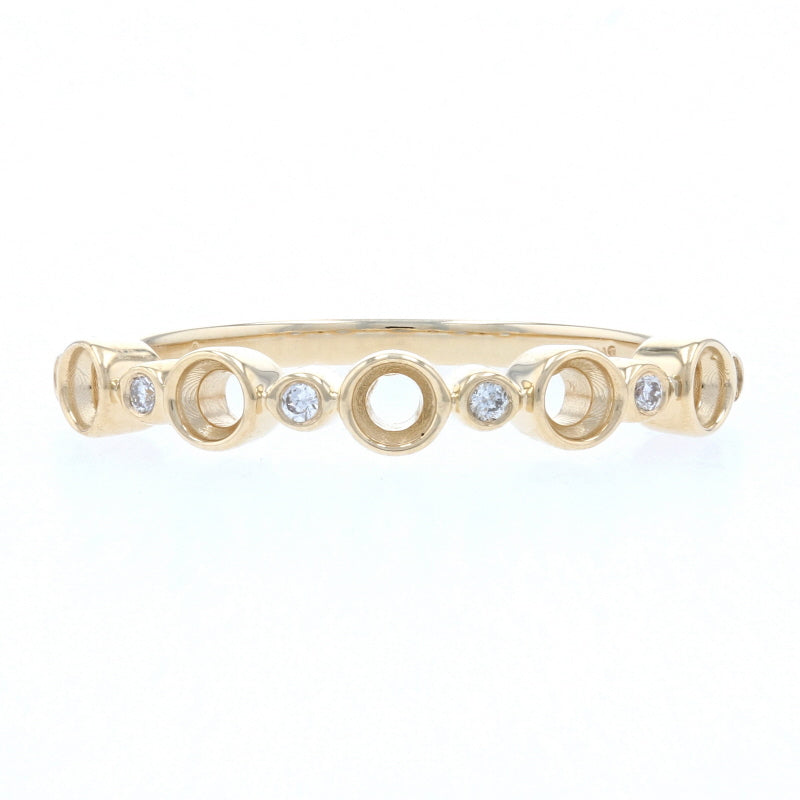 Semi-Mount Ring Yellow Gold