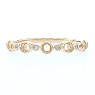 Semi-Mount Ring Yellow Gold