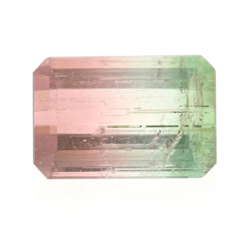 1.78ct Loose Watermelon Bicolor Tourmaline Emerald