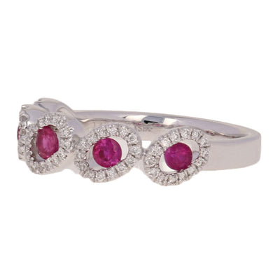 Ruby & Diamond Ring .63ctw