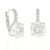 4.24ctw Diamond Earrings White Gold