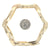Circle Link Bracelet Yellow Gold
