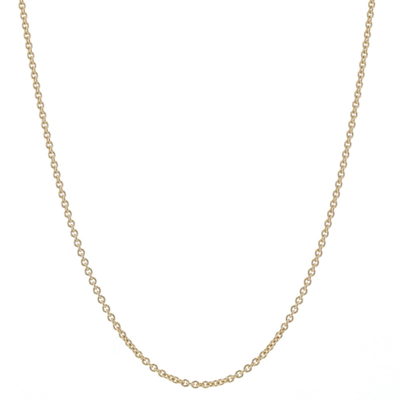 Cable Chain Necklace Yellow Gold
