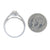 .76ctw Diamond Ring White Gold