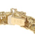 Fancy Woven Link Bracelet Yellow Gold