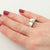 New Bastian Inverun Freshwater Pearl Ring - Sterling Silver Heart Size 7 3/4