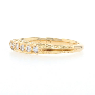 .15ctw Diamond Ring Yellow Gold