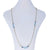 John Hardy Classic Chain Aquamarine & Kyanite Necklace Sterling Silver