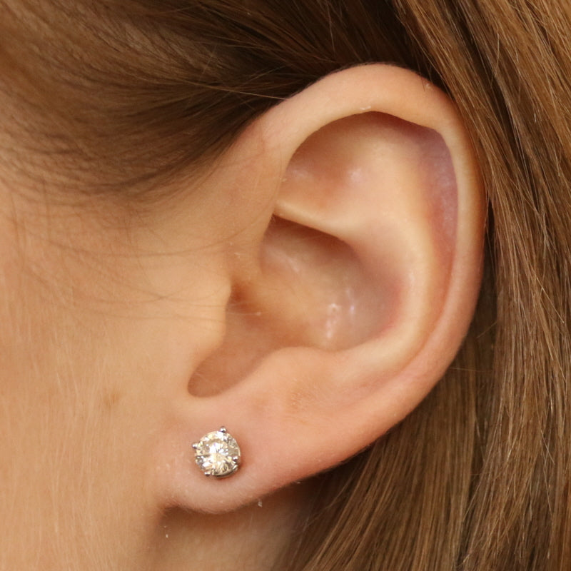 Top 164+ 1 karat diamond earrings best