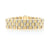 Diamond-Accented Woven Chain Bracelet Yellow Gold