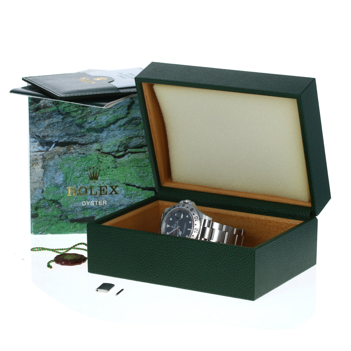 Rolex Explorer II Men's Wristwatch 16570 T Stainless Automatic 1 Year Warranty