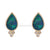 Nina Wynn Lilly Opal and Diamond Earrings Yellow Gold