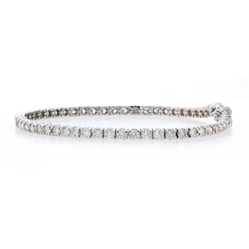 4.19ctw Diamond Bracelet White Gold