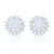 1.90ctw Diamond Earrings White Gold