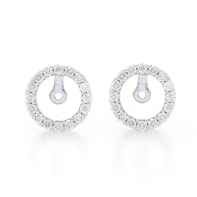 .44ctw Diamond Earring Enhancers Platinum