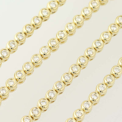 Graduated Diamond Necklace 17" 8.00ctw