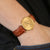 Corum $20 Double Eagle Coin Synthetic Sapphire Men's Watch Yellow Gold Mechanical