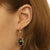 Nina Wynn Athena .25ctw Emerald and Diamond Earrings Yellow Gold