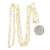 Paperclip Chain Necklace Yellow Gold