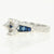 Ziva Semi-Mount Sapphire & Diamond Ring