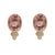 Nina Wynn Lilly Pink Tourmaline and Diamond Earrings Yellow Gold
