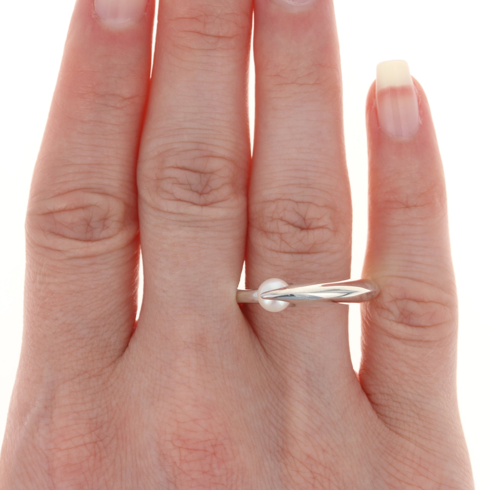 Sterling Silver Freshwater Pearl Ring