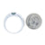 .88ct Sapphire Ring White Gold