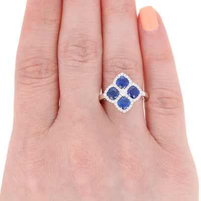 Sapphire & Diamond Ring 2.53ctw