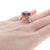 6.59ct Amethyst & Diamond Ring Yellow Gold